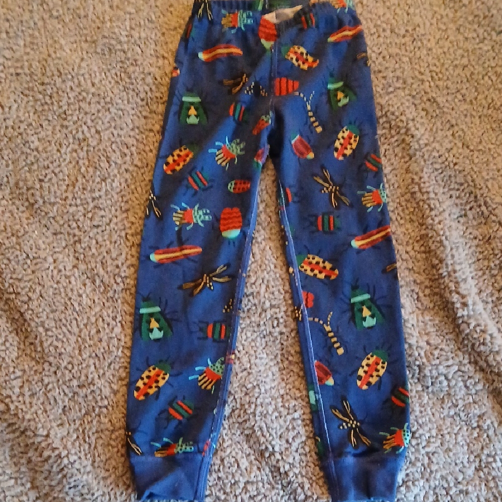 Colorful Bug Print Pajama Pants